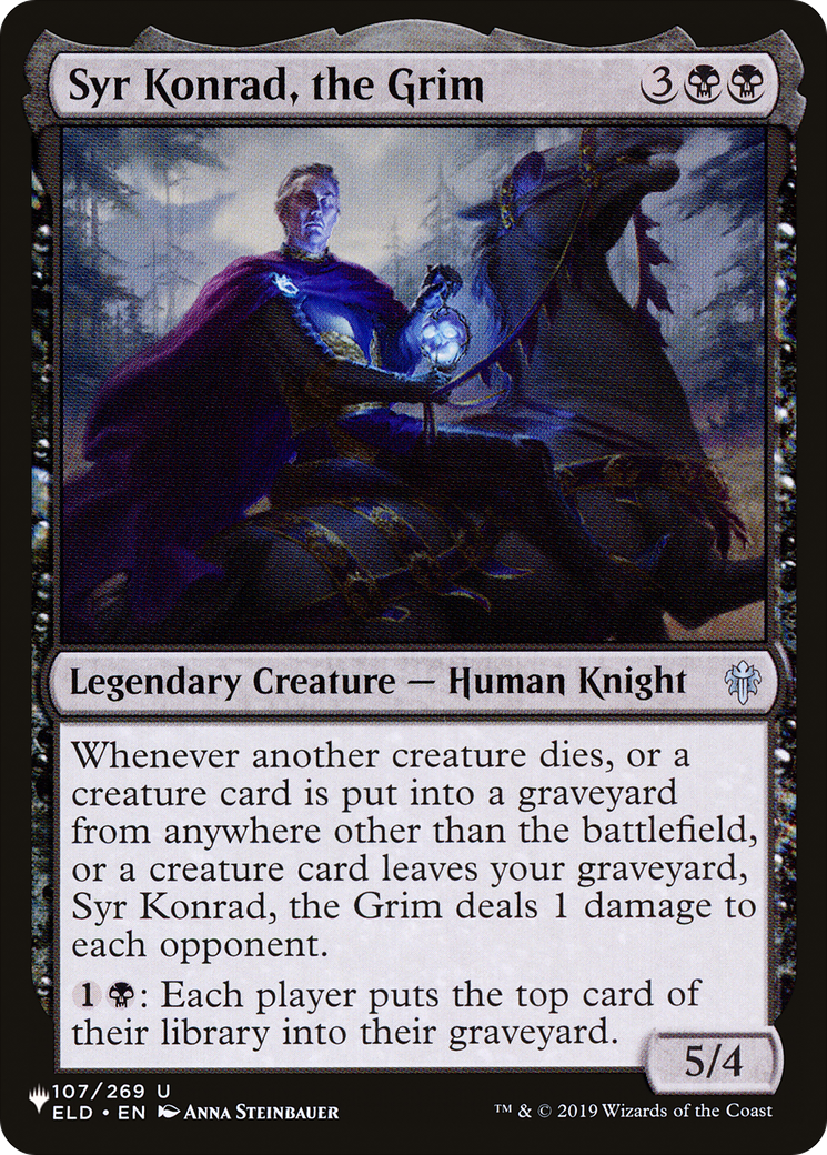 Syr Konrad, the Grim [The List] | Grognard Games