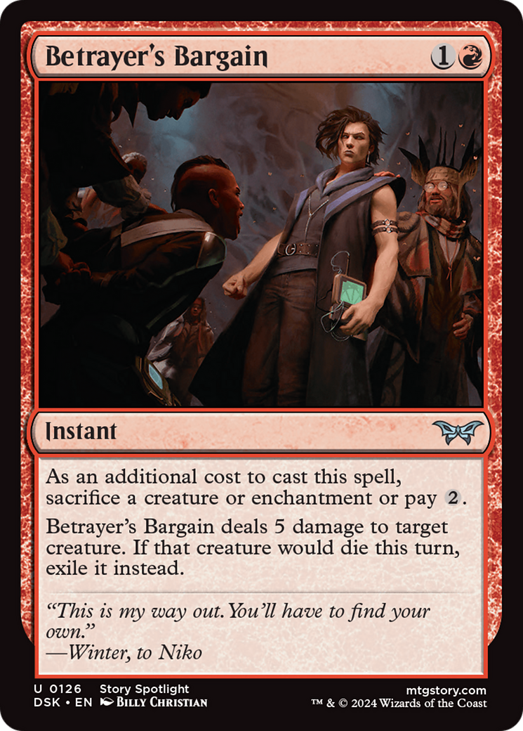 Betrayer's Bargain [Duskmourn: House of Horror] | Grognard Games