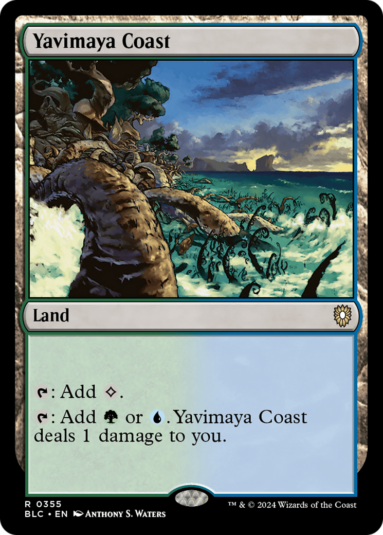 Yavimaya Coast [Bloomburrow Commander] | Grognard Games
