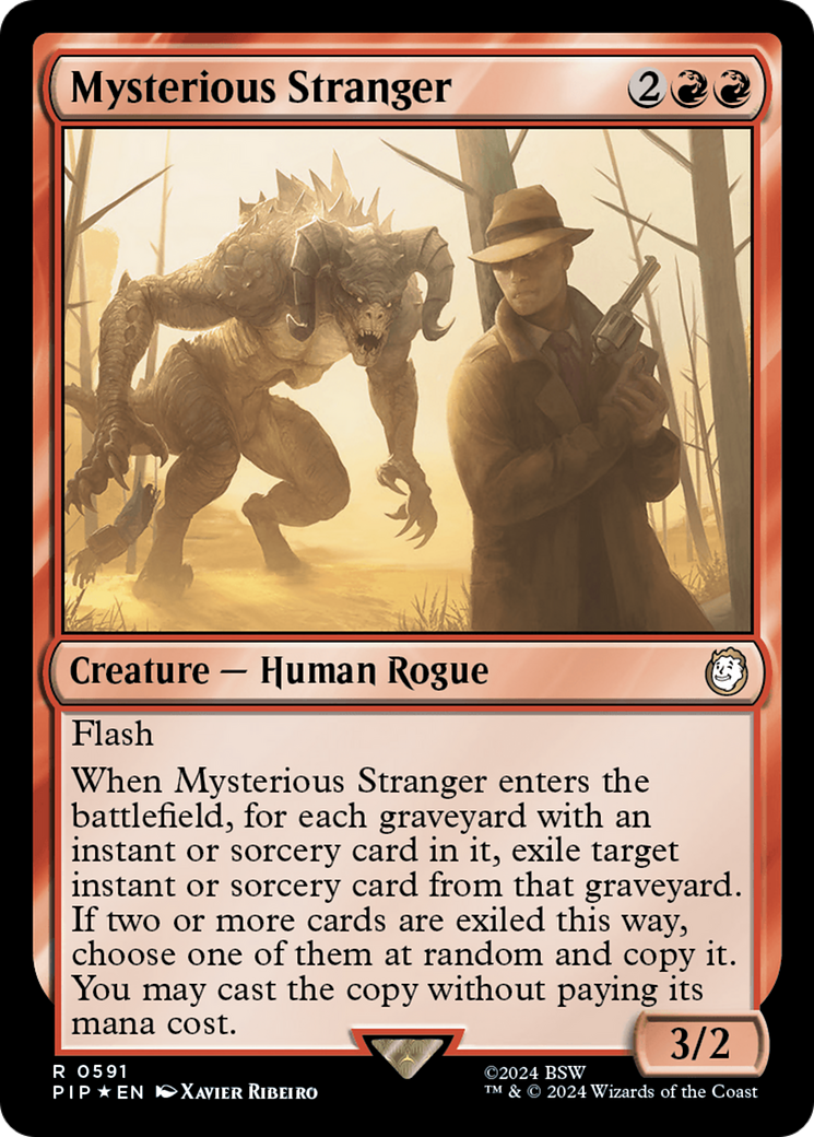 Mysterious Stranger (Surge Foil) [Fallout] | Grognard Games