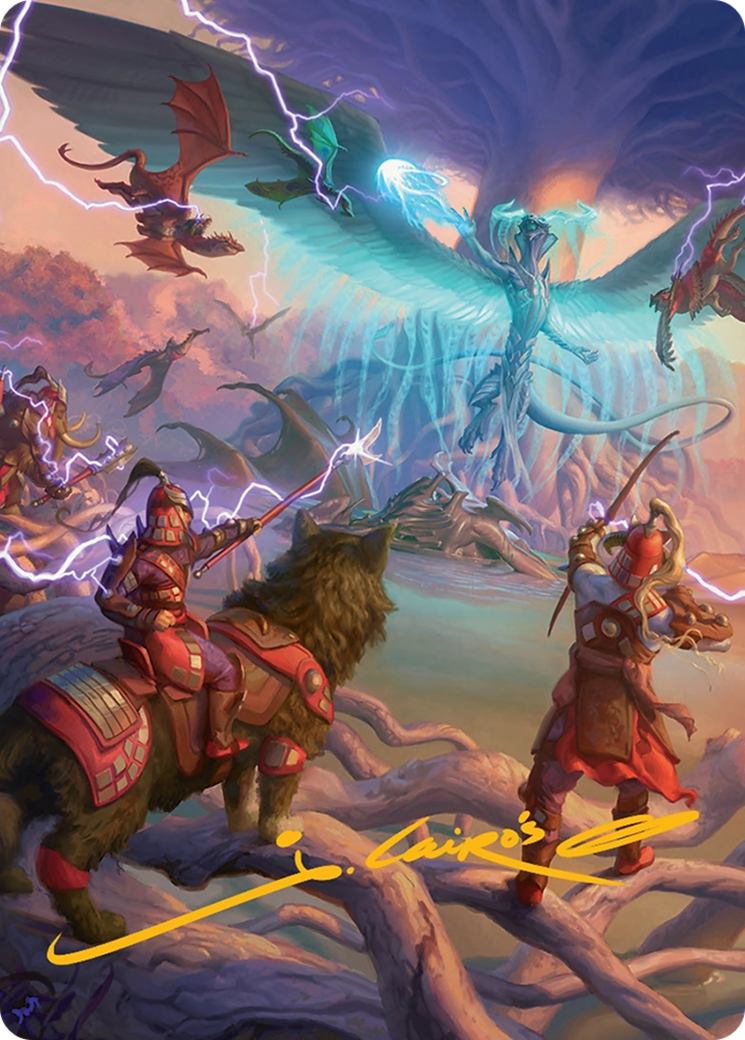 All-Out Assault Art Card (50/54) [Tarkir: Dragonstorm Art Series] | Grognard Games