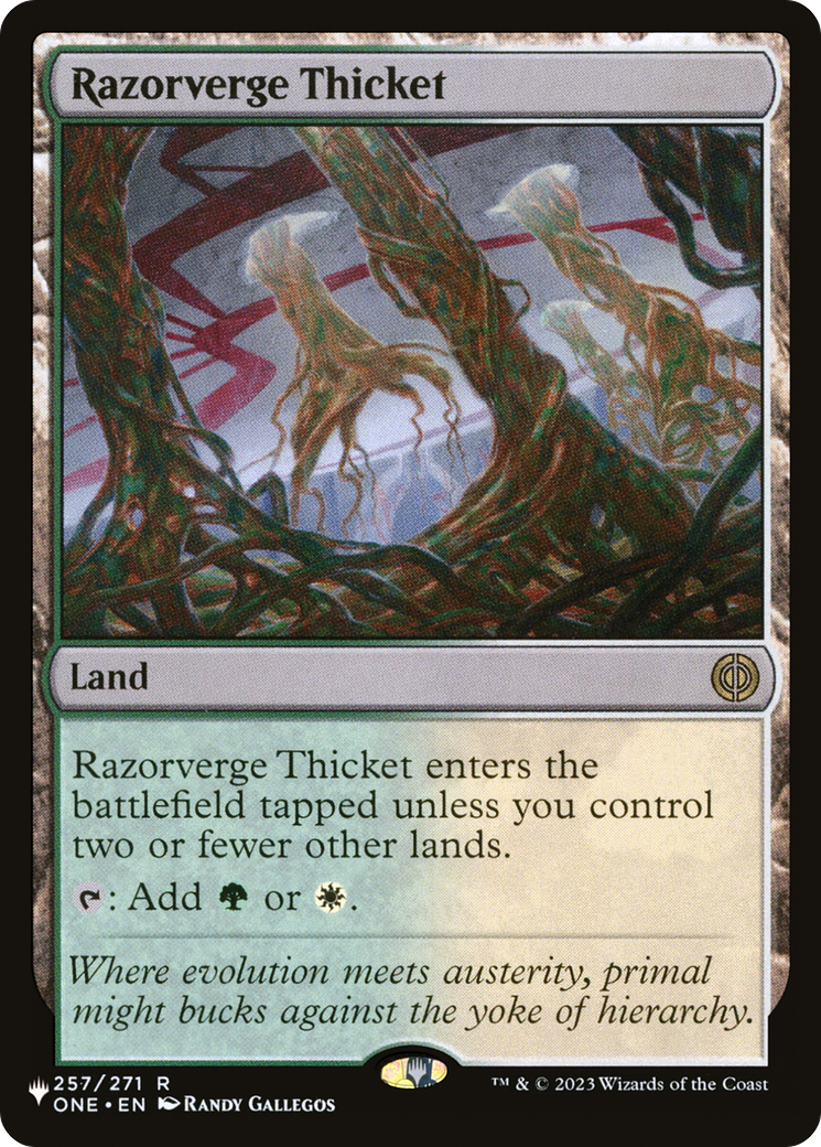 Razorverge Thicket [The List] | Grognard Games