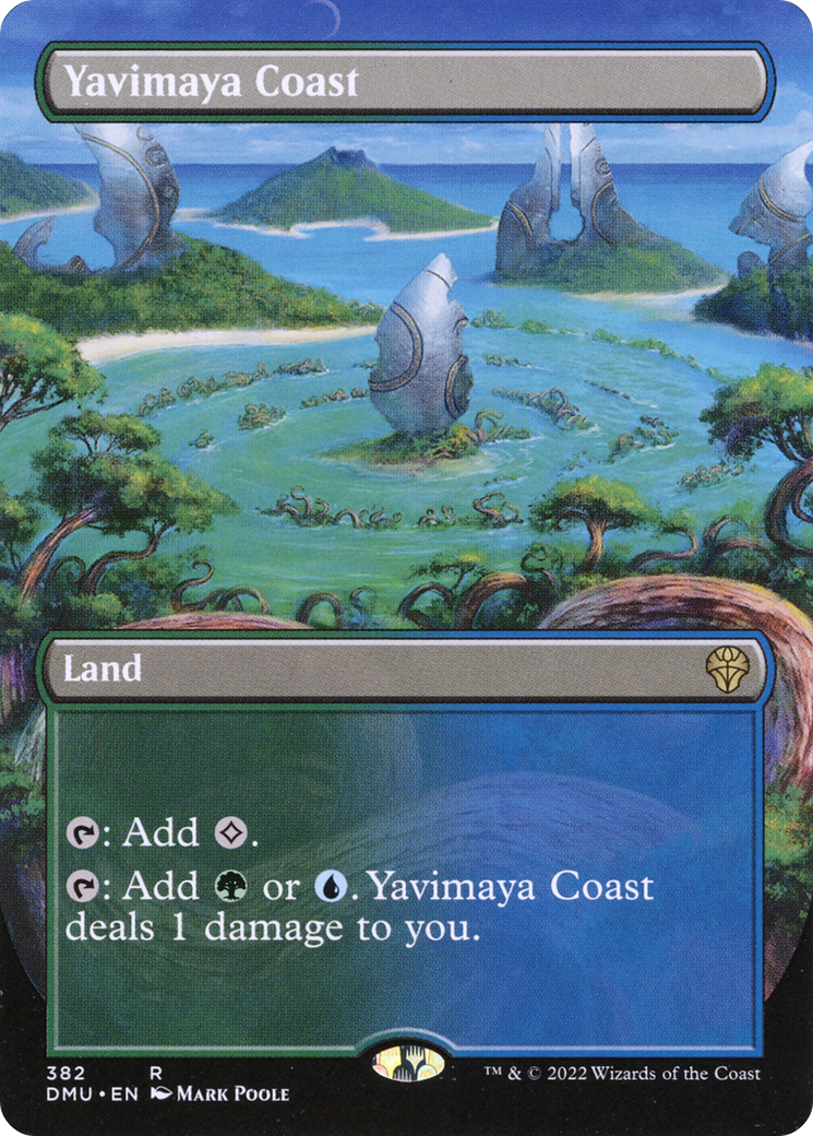 Yavimaya Coast (Borderless Alternate Art) [Dominaria United] | Grognard Games