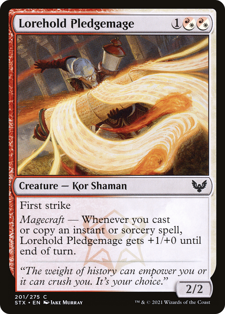 Lorehold Pledgemage [Strixhaven: School of Mages] | Grognard Games