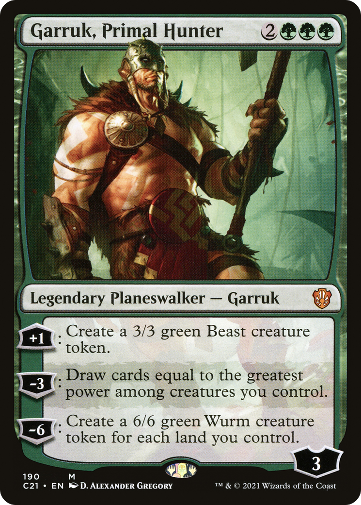 Garruk, Primal Hunter [Commander 2021] | Grognard Games