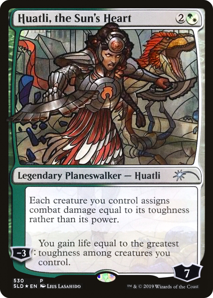 Huatli, the Sun's Heart (Stained Glass) [Secret Lair Drop Promos] | Grognard Games
