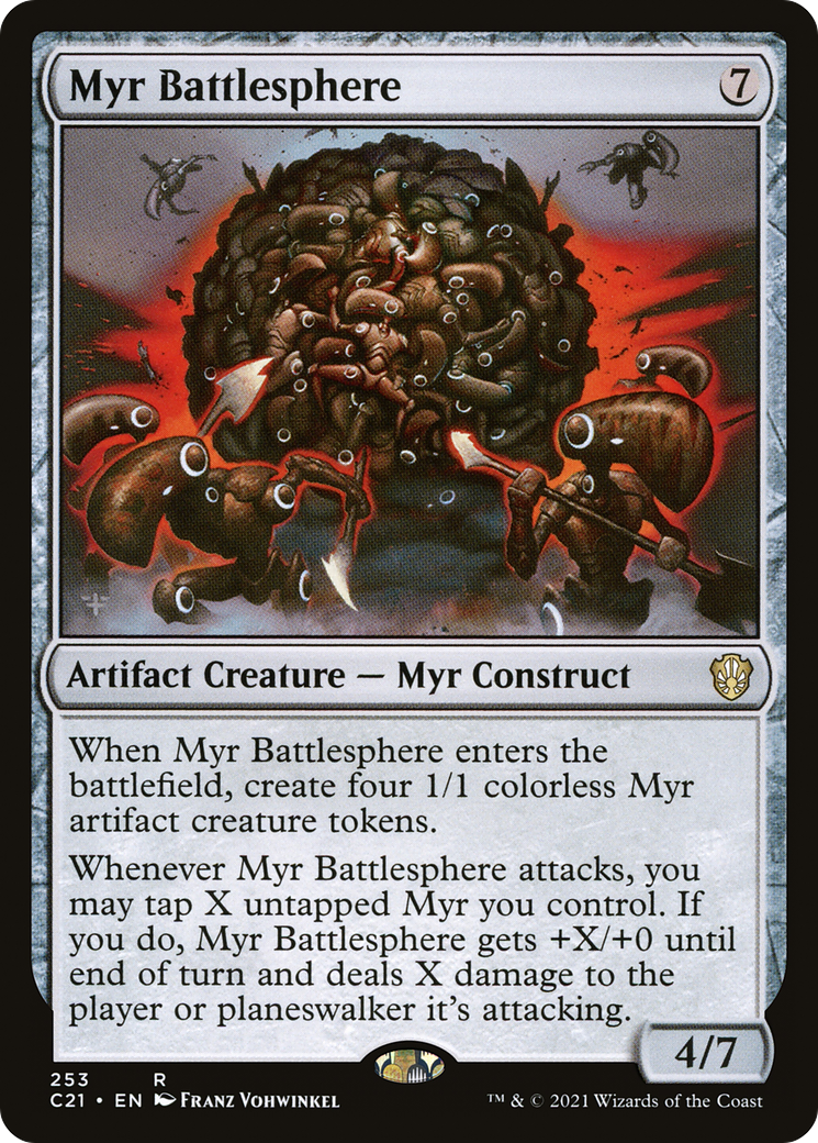 Myr Battlesphere [Commander 2021] | Grognard Games