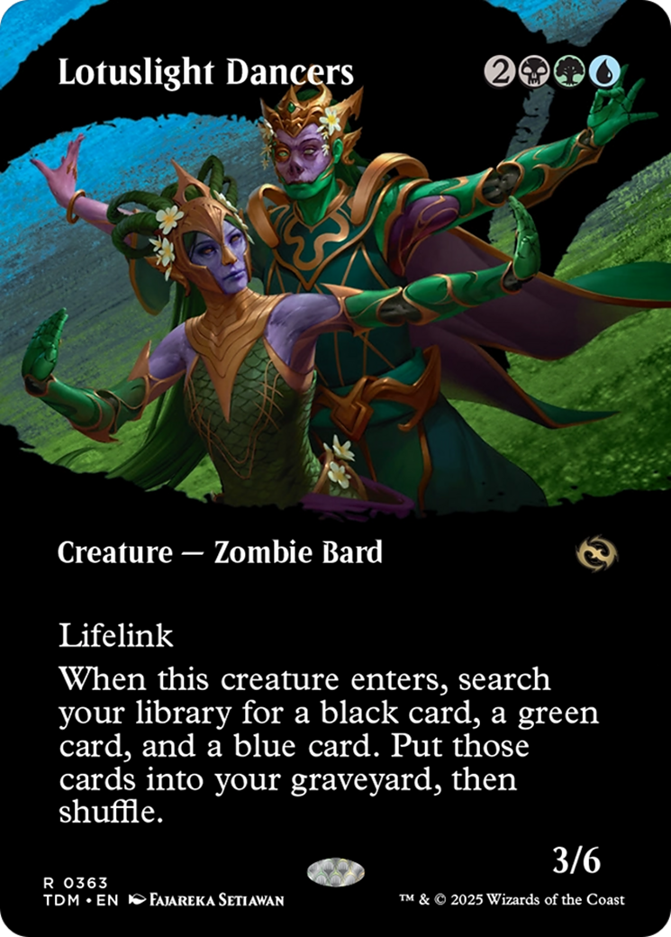 Lotuslight Dancers (Borderless) [Tarkir: Dragonstorm] | Grognard Games
