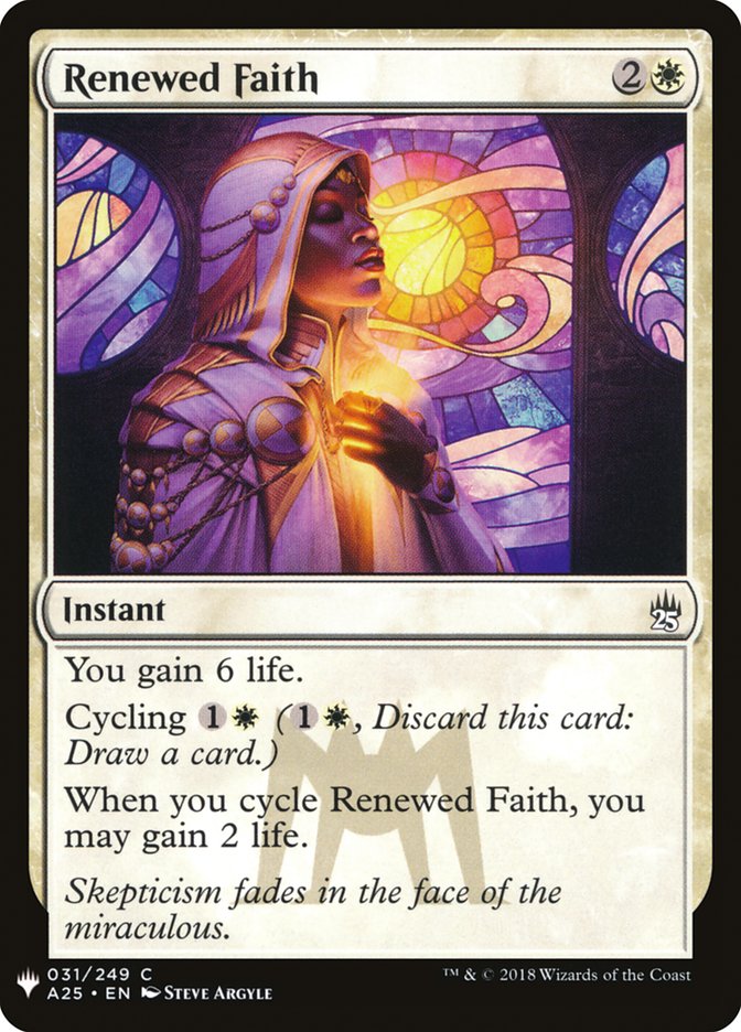 Renewed Faith [Mystery Booster] | Grognard Games