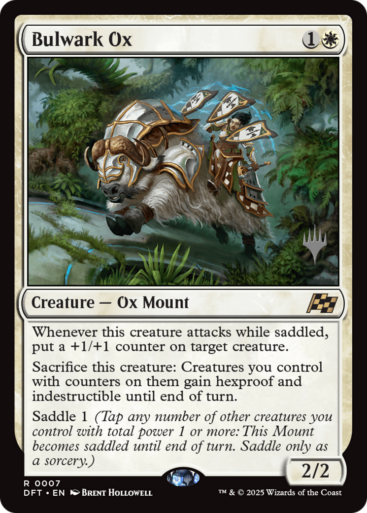 Bulwark Ox (Promo Pack) [Aetherdrift Promos] | Grognard Games