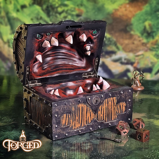 Forged Large Mimic Dice Chest | Grognard Games
