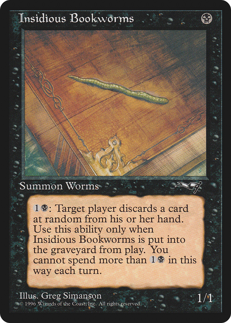 Insidious Bookworms (Multiple Worms) [Alliances] | Grognard Games
