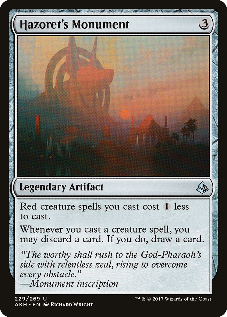 Hazoret's Monument [Amonkhet] | Grognard Games