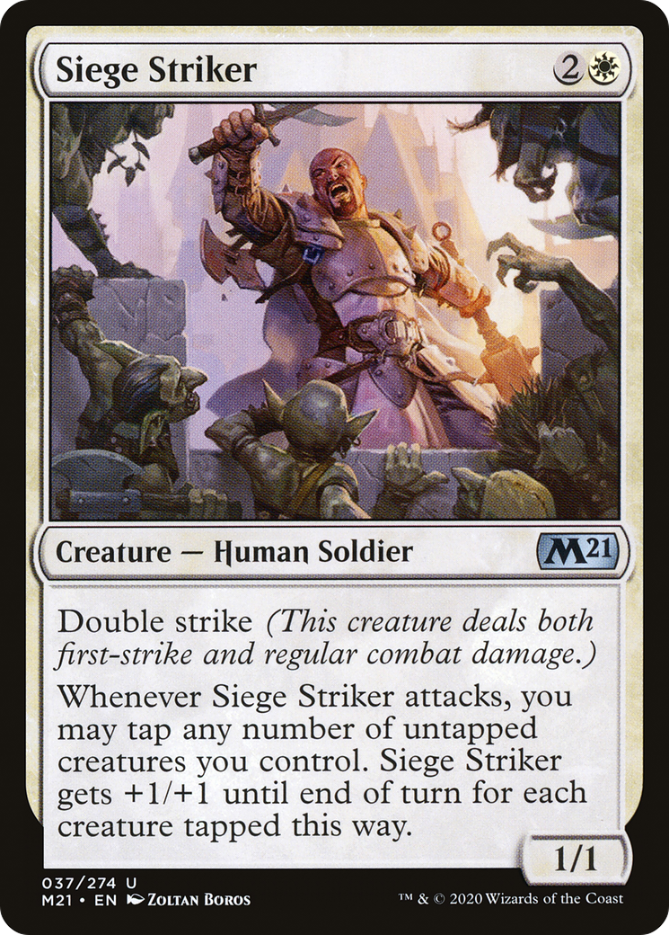 Siege Striker (M21-037) - Core Set 2021 Foil | Grognard Games