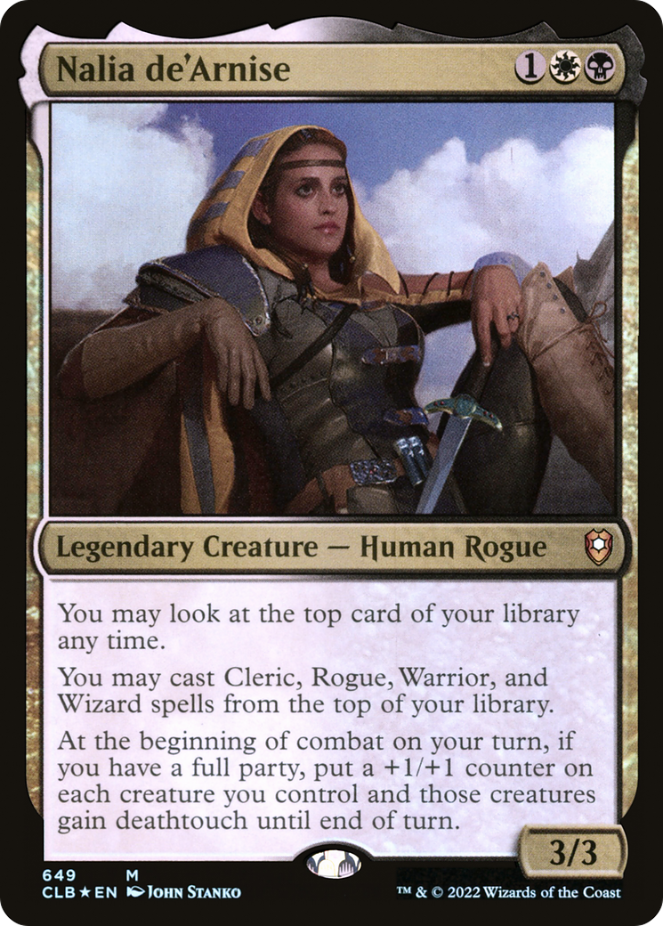 Nalia de'Arnise [Commander Legends: Battle for Baldur's Gate] | Grognard Games