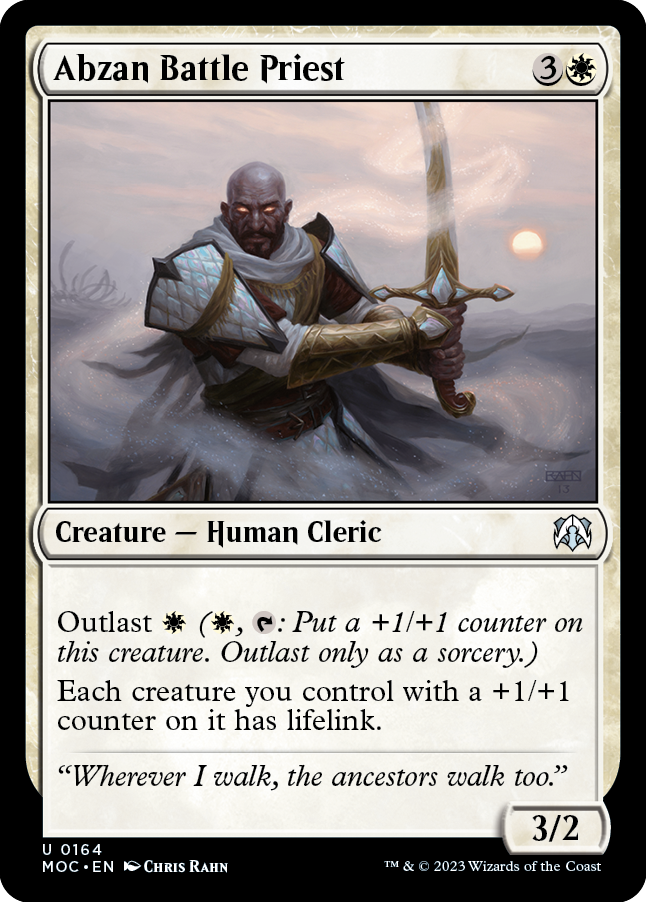 Abzan Battle Priest [March of the Machine Commander] | Grognard Games