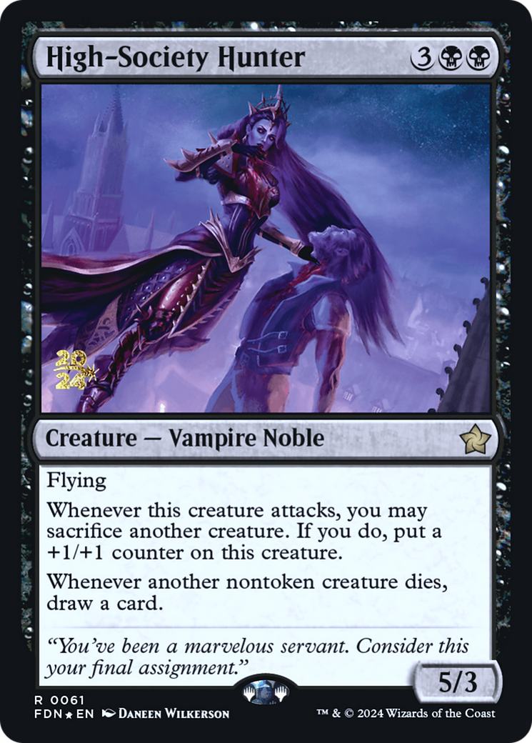 High-Society Hunter [Foundations Prerelease Promos] | Grognard Games