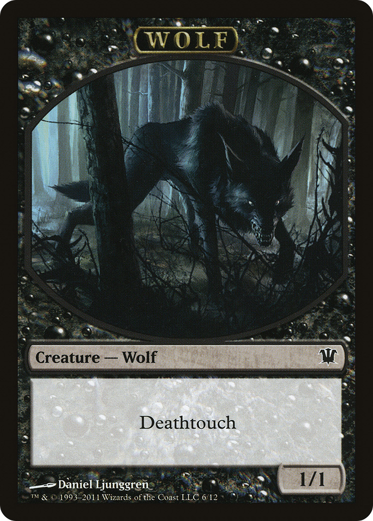 Wolf (6/12) [Innistrad Tokens] | Grognard Games