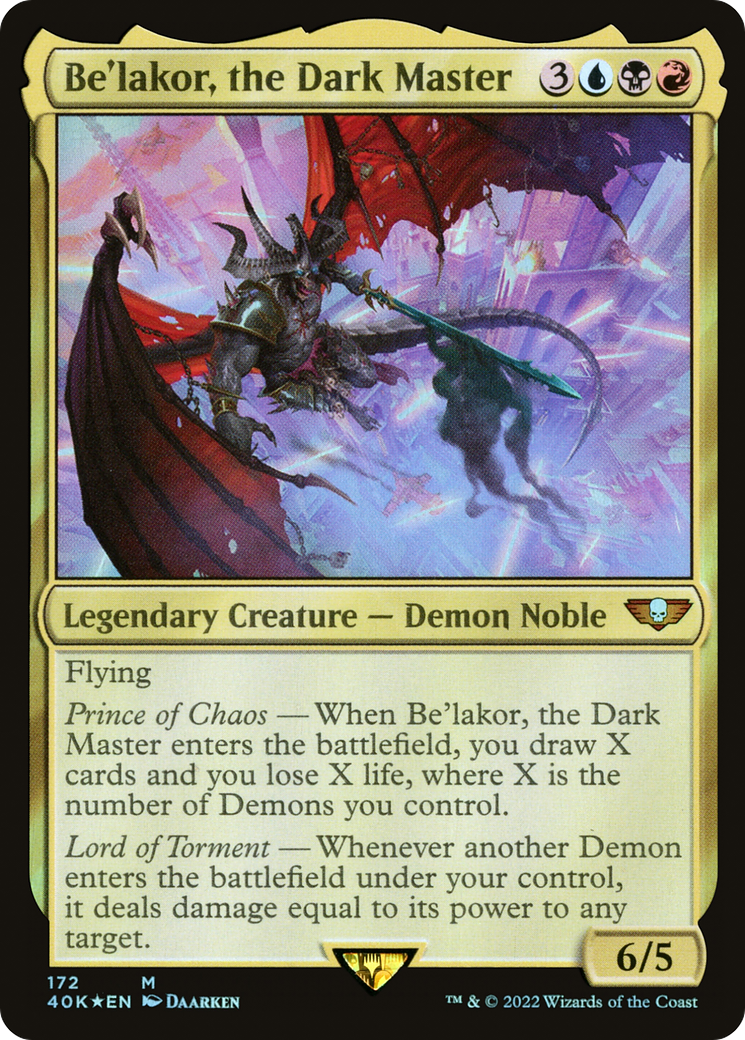 Be'lakor, the Dark Master [Universes Beyond: Warhammer 40,000] | Grognard Games