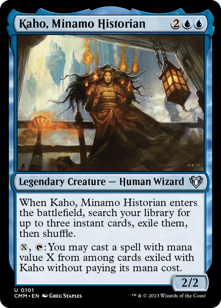 Kaho, Minamo Historian [Commander Masters] | Grognard Games