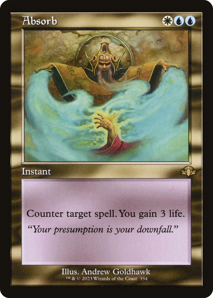 Absorb (Retro) [Dominaria Remastered] | Grognard Games
