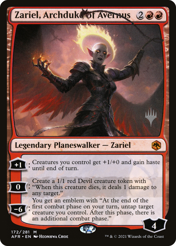 Zariel, Archduke of Avernus (Promo Pack) [Dungeons & Dragons: Adventures in the Forgotten Realms Promos] | Grognard Games