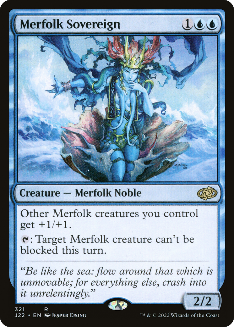 Merfolk Sovereign [Jumpstart 2022] | Grognard Games