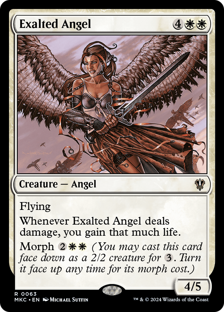 Exalted Angel [Murders at Karlov Manor Commander] | Grognard Games