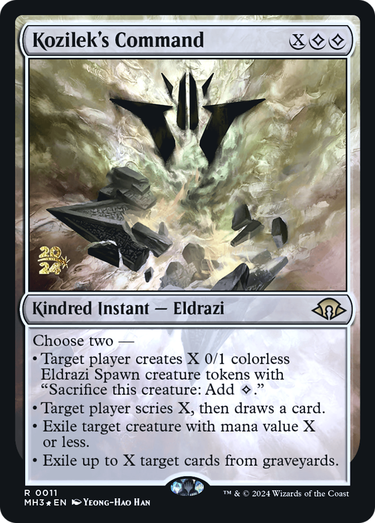 Kozilek's Command [Modern Horizons 3 Prerelease Promos] | Grognard Games