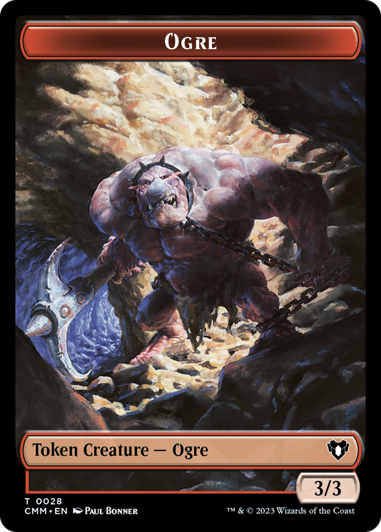 Ogre Token [Commander Masters Tokens] | Grognard Games