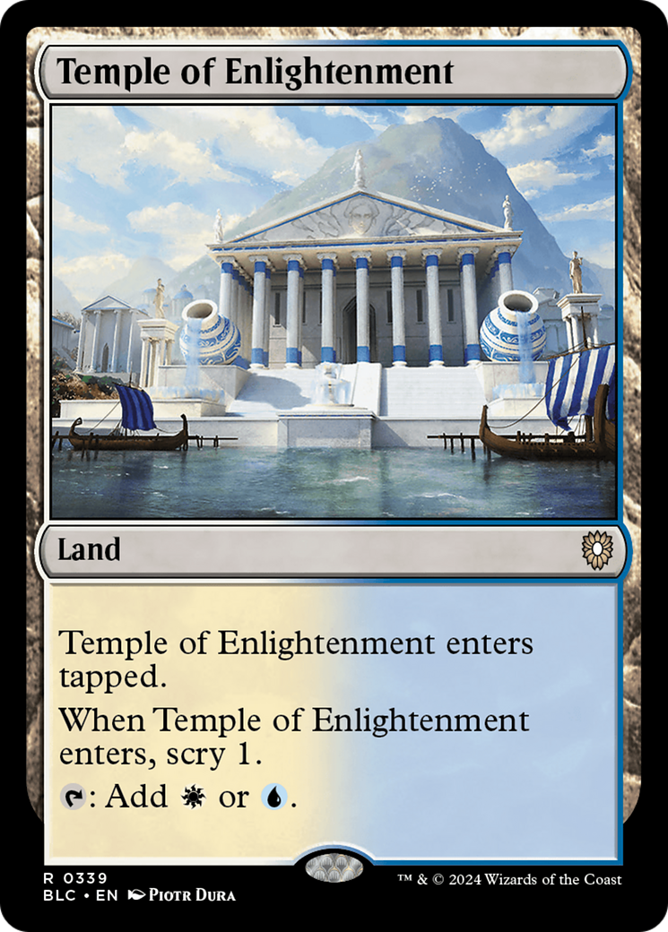 Temple of Enlightenment [Bloomburrow Commander] | Grognard Games