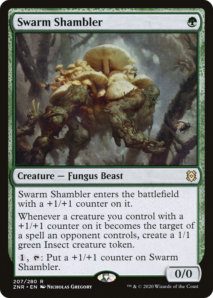 Swarm Shambler [Zendikar Rising] | Grognard Games
