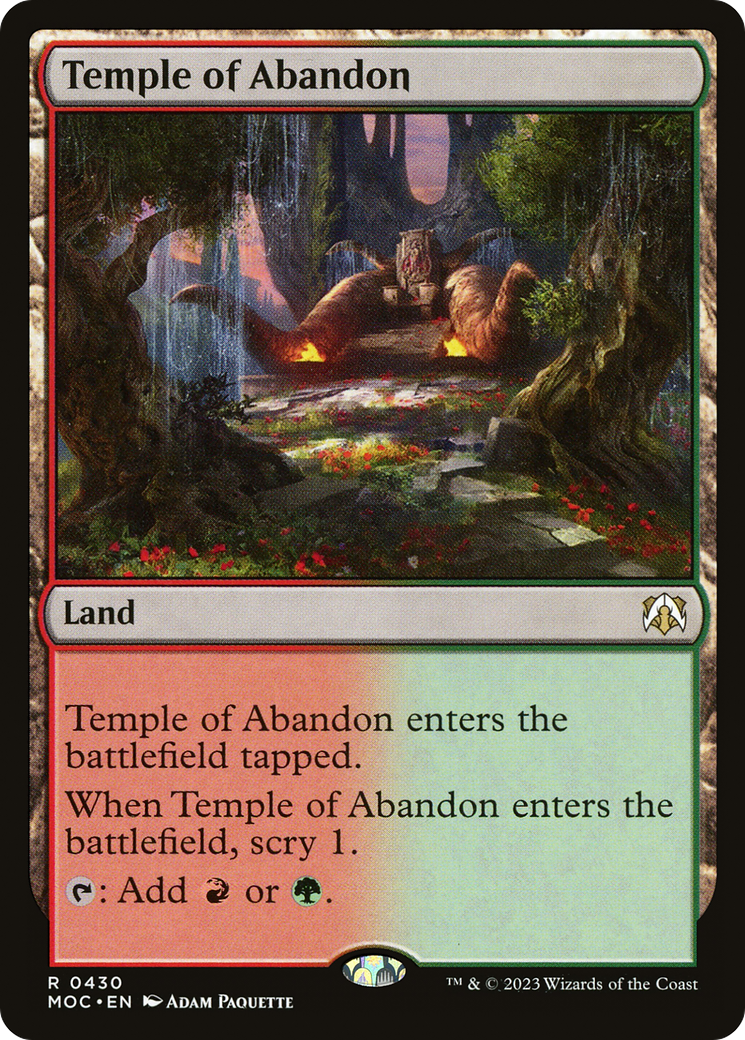 Temple of Abandon [March of the Machine Commander] | Grognard Games