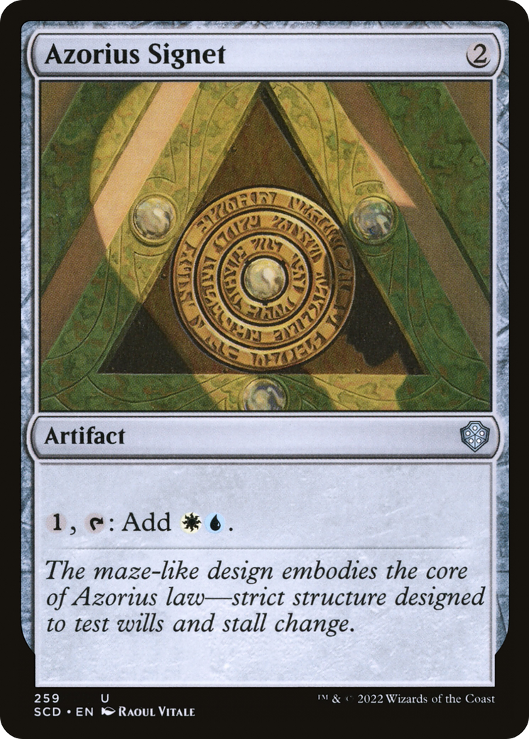 Azorius Signet [Starter Commander Decks] | Grognard Games
