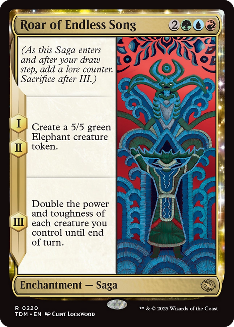 Roar of Endless Song [Tarkir: Dragonstorm] | Grognard Games