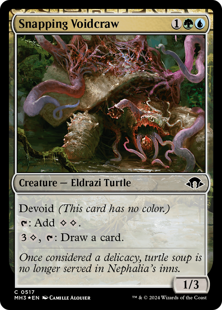 Snapping Voidcraw (Ripple Foil) [Modern Horizons 3] | Grognard Games