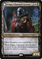 Edgar, Charmed Groom // Edgar Markov's Coffin (Showcase Fang Frame) [Innistrad: Crimson Vow] | Grognard Games