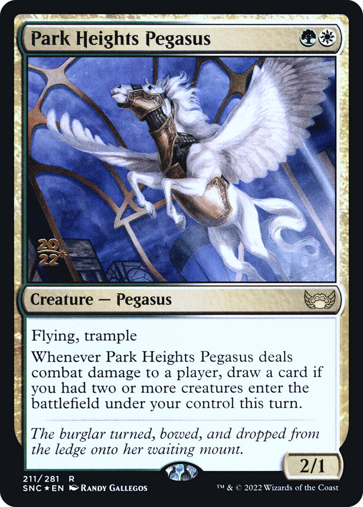 Park Heights Pegasus [Streets of New Capenna Prerelease Promos] | Grognard Games