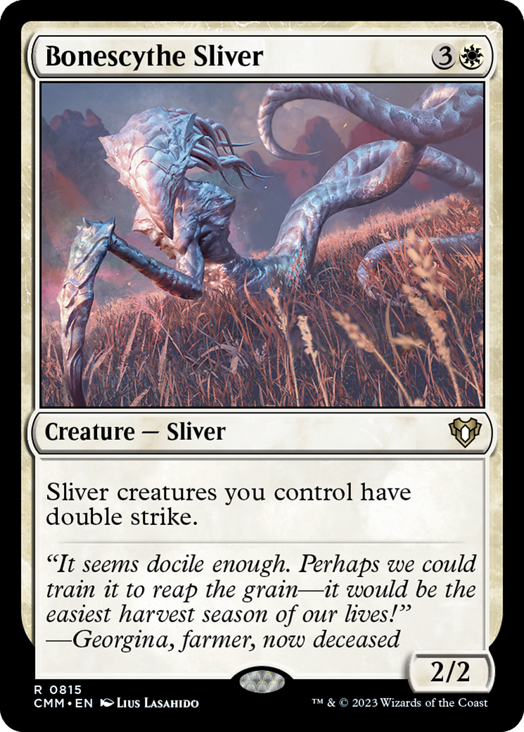 Bonescythe Sliver [Commander Masters] | Grognard Games