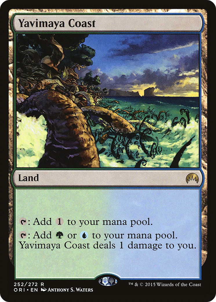 Yavimaya Coast (ORI-252) - Magic Origins Foil | Grognard Games