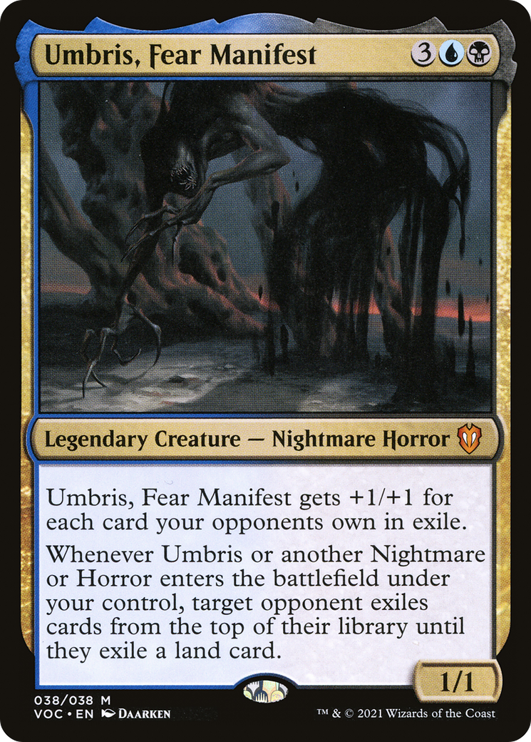 Umbris, Fear Manifest [Innistrad: Crimson Vow Commander] | Grognard Games