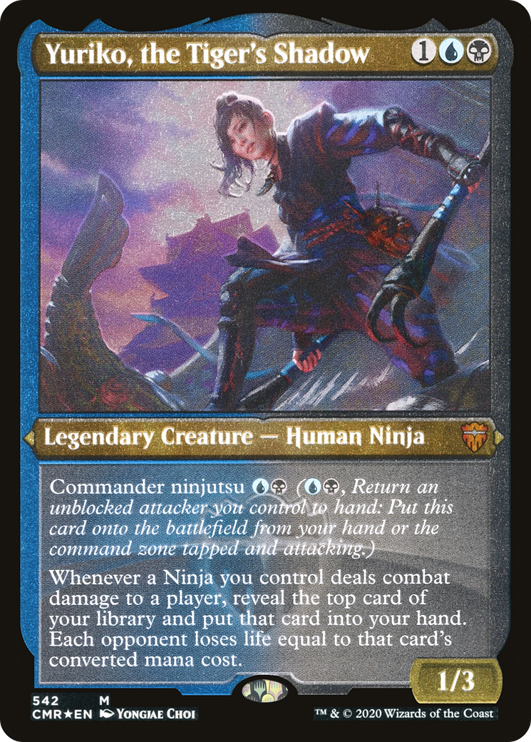 Yuriko, the Tiger's Shadow (Etched) [Commander Legends] | Grognard Games