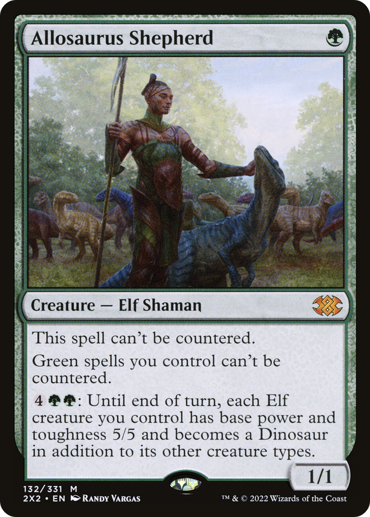 Allosaurus Shepherd [Double Masters 2022] | Grognard Games