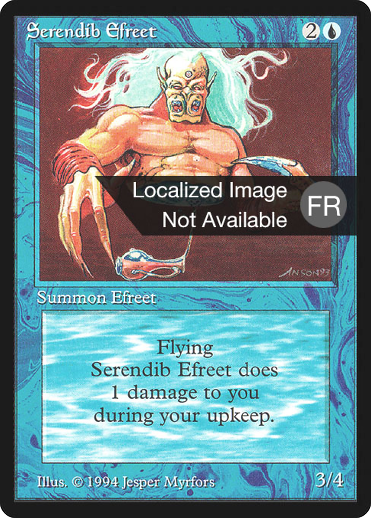 Serendib Efreet [Foreign Black Border] | Grognard Games