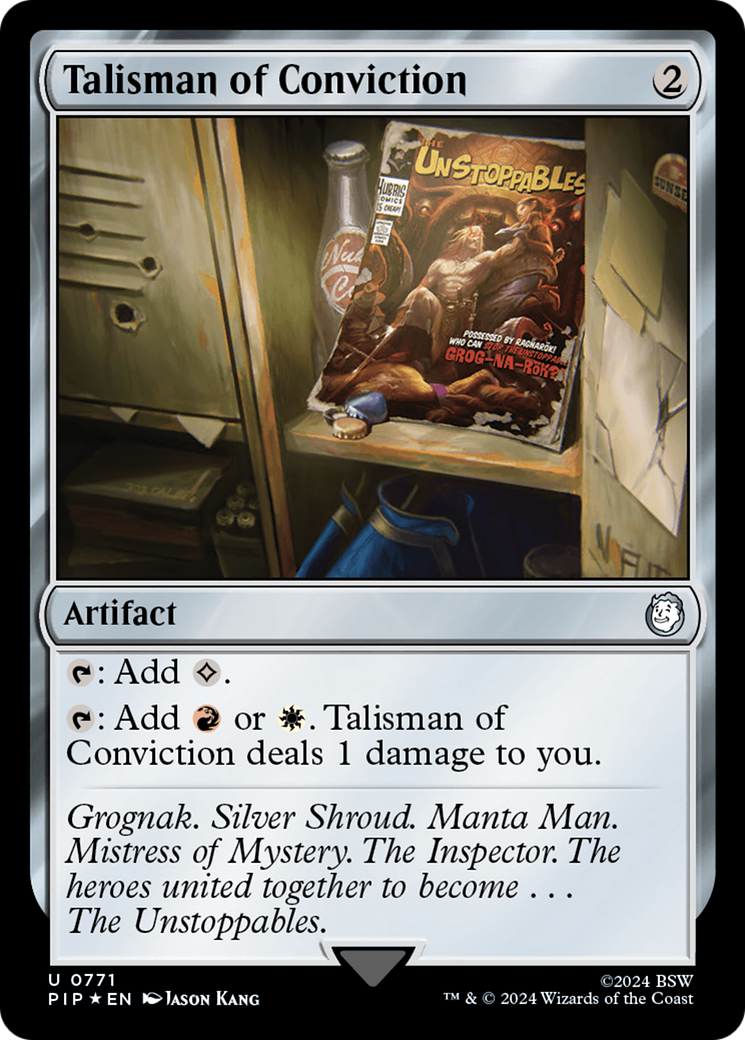 Talisman of Conviction (Surge Foil) [Fallout] | Grognard Games