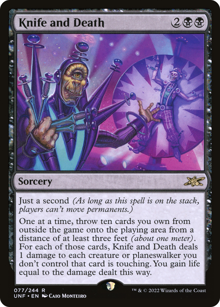 Knife and Death [Unfinity] | Grognard Games
