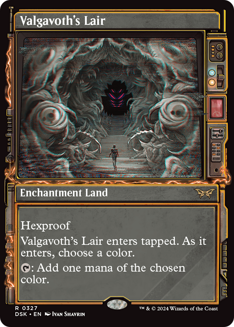 Valgavoth's Lair (DSK-327) - Duskmourn: House of Horror: (Showcase) Foil | Grognard Games