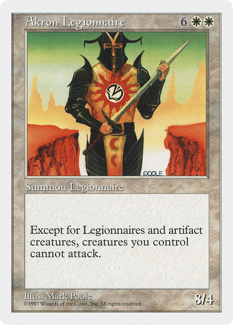 Akron Legionnaire [Fifth Edition] | Grognard Games