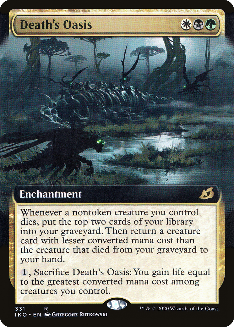 Death's Oasis (Extended Art) [Ikoria: Lair of Behemoths] | Grognard Games
