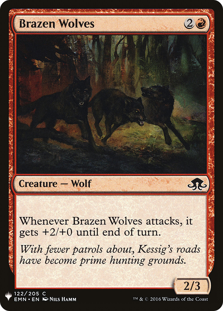 Brazen Wolves [Mystery Booster] | Grognard Games